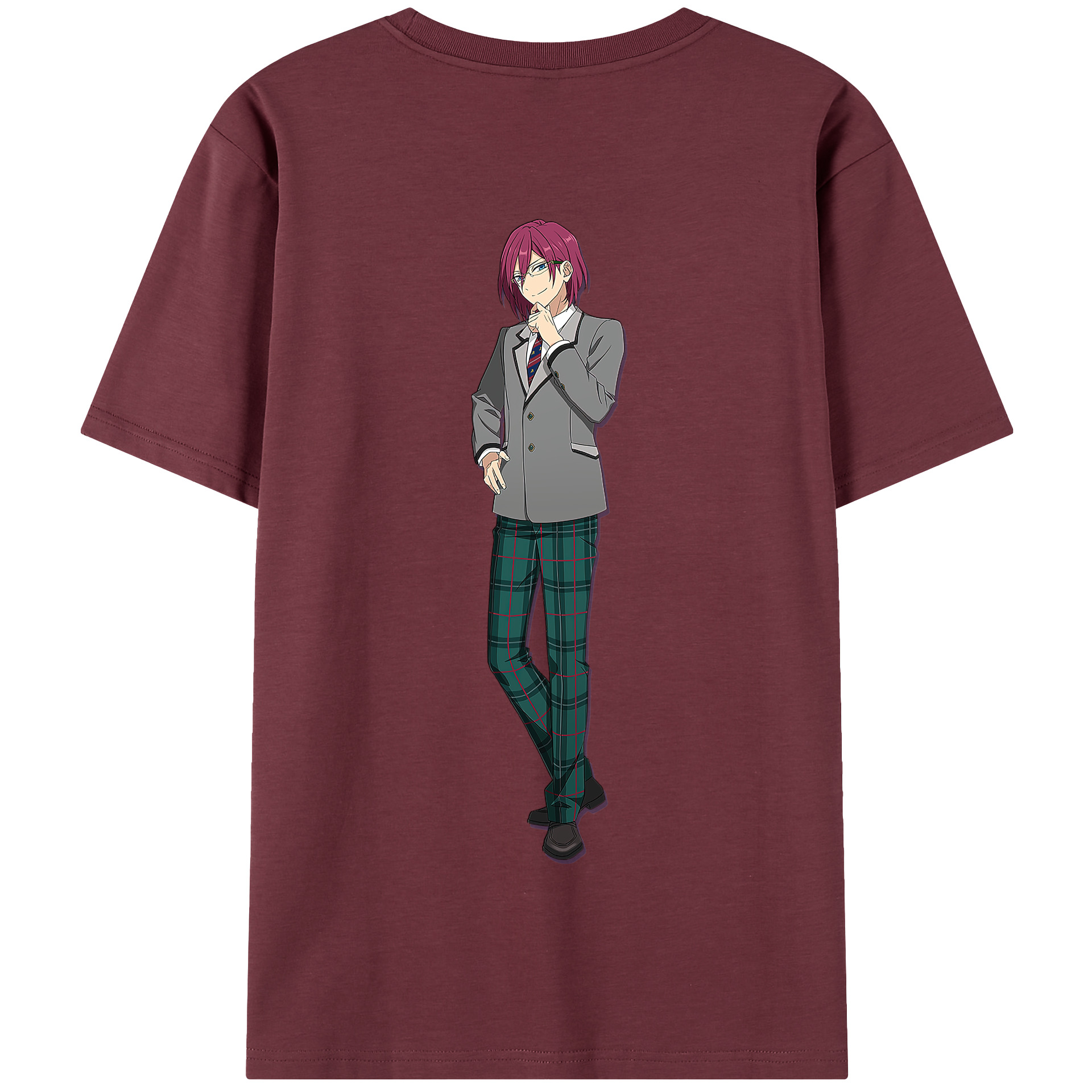 （画像用） あんさんぶるスターズ! Ensemble Stars 綿100％半袖Tシャツ（背面プリント）